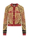Versace Knit Sweater In Gold