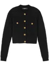 Versace Cardigan In Black  