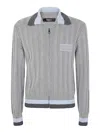 Versace Grey Virgin Wool Sweater In Grey