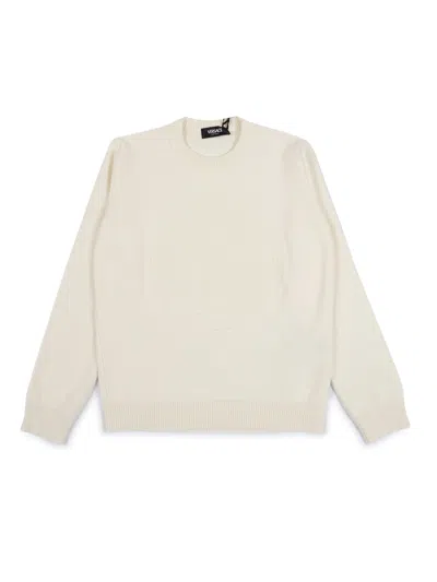 Versace Kids' Knitwear In Neutral