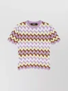 Versace Knitwear With Crewneck And Scalloped Edges