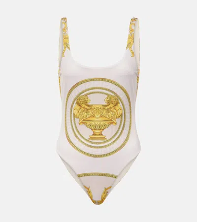 Versace La Coupe Des Dieux Bikini Bottoms In Beige