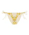 Versace La Coupe Des Dieux Bikini Bottoms In Nude