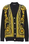 Versace Black La Coupe Des Dieux Cardigan In Black