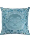 Versace La Coupe Des Dieux Cushion In Blau