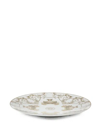 Versace La Coupe Des Dieux Medusa-head Plate In White