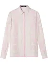 Versace La Coupe Des Dieux Silk Shirt In Pink