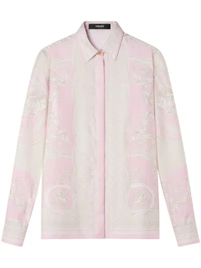 VERSACE LA COUPE DES DIEUX SILK SHIRT