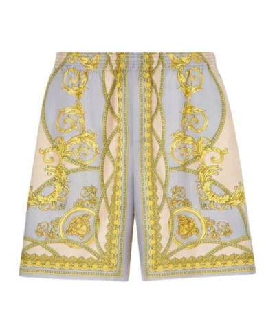 VERSACE VERSACE LA COUPE DES DIEUX STRAIGHT LEG SHORTS