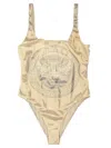 Versace La Coupe Des Dieux Beachwear In Gold