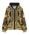 Versace La Coupe Des Dieux Windbreaker Jacket In Black