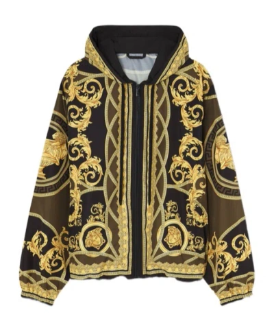 VERSACE VERSACE LA COUPE DES DIEUX ZIPPED WINDBREAKER