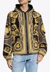 Versace La Coupe Des Dieux Windbreaker Jacket In Black