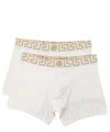 Versace Two-pack White Greca Border Boxer Briefs