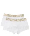 Versace La Greca 2 Pack Boxer In White