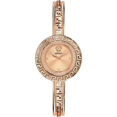 Versace La Greca Bracelet Watch In Gold
