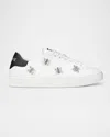 Versace Women's La Greca Sneakers In Whiteblack