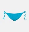 Versace La Greca Bikini Bottom In Dylan Tourquoise