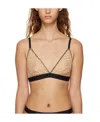Versace La Greca Lace-jacquard Bralette In Nude