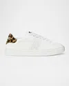 Versace 'greca Crystal Sneakers In Whitebrown Spotted