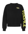 Versace La Greca Logo Sweatshirt In Black