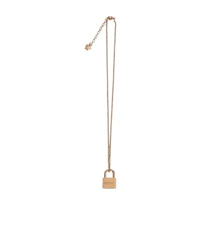 Versace La Greca Padlock Necklace