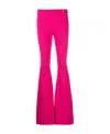 Versace Logo Pattern Flared Pants In Pink
