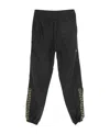 Versace La Greca Print Track Pants In Black