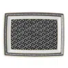 Versace La Greca Signature Letter Tray, 7" In Black