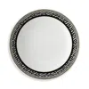 Versace La Greca Signature Soup Plate In Black