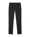 Versace La Greca Straight-leg Trousers In Black