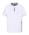 Versace La Greca Trim T-shirt In White