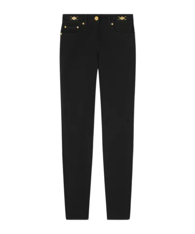 VERSACE VERSACE LA MEDUSA '95 MID-RISE JEANS