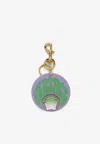 Versace La Medusa Bag Charm In Lilac