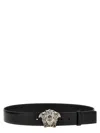 Versace The Medusa Baroque Belt In Black