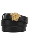 Versace La Medusa Belt In Black