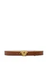 Versace La Medusa Belt In Brown