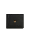 Versace La Medusa Bi-fold Wallet In Black
