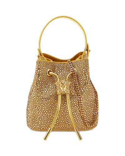 Versace La Medusa Bucket Bag In Gold