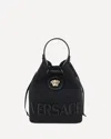 Versace La Medusa Bucket Bag In Black