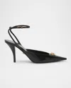 Versace La Medusa Calfskin Leather Pumps