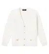 Versace La Medusa Cardigan In White