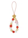 Versace La Medusa Beaded Charm In Pink