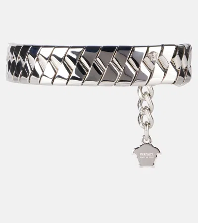 Versace La Medusa Choker In Silver