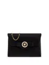 Versace La Medusa Clutch Bag In 黑色