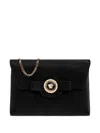 Versace La Medusa Clutch Bag In Black