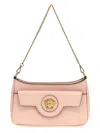 Versace Mini La Medusa Leather Crossbody Bag In Pink