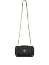 Versace La Medusa Crossbody Bag In Black