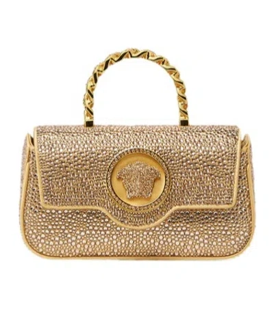 VERSACE LA MEDUSA CRYSTAL MINI BAG