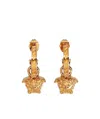 Versace La Medusa Earrings In Yellow